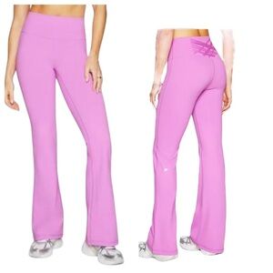 Fabletics Pink Electric Orchard Boost Powerhold High Waited Flare Pocket